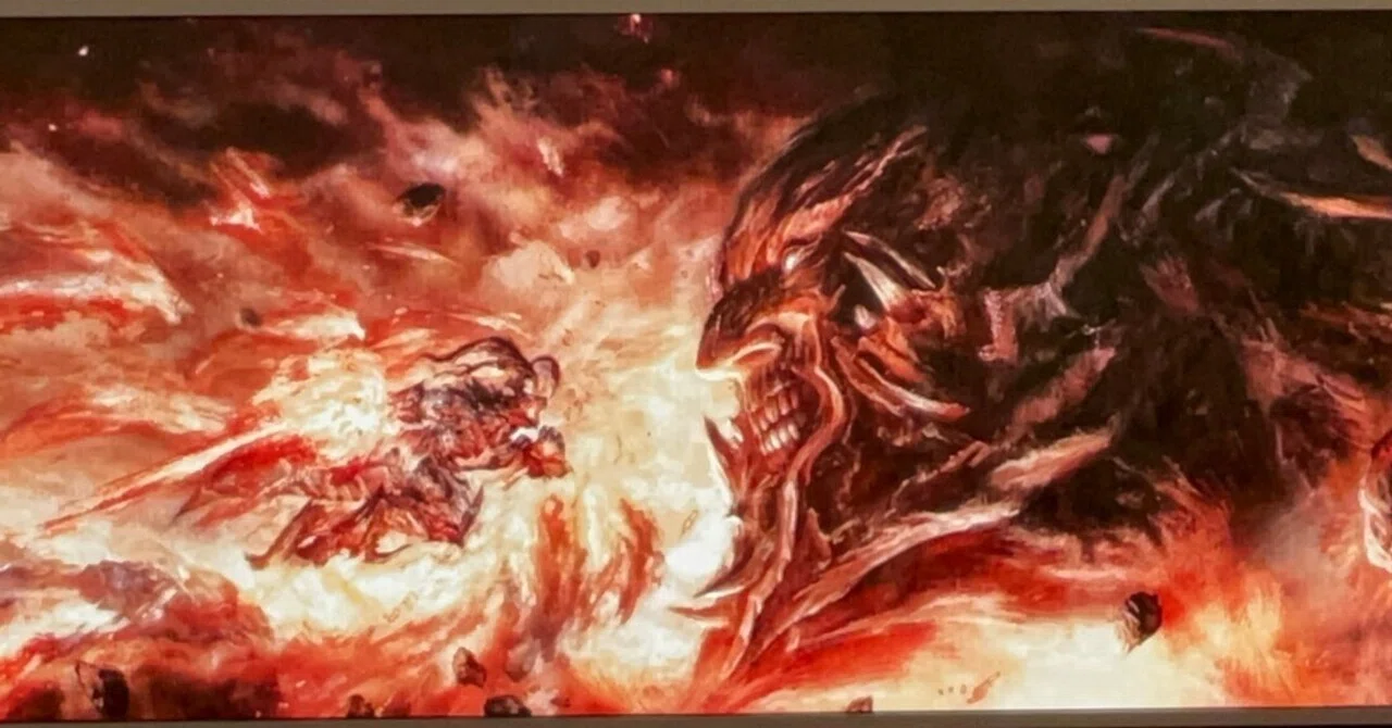 他の方発送×肉質画　油絵　fantasy 仕事】『FINAL FANTASY ⅩⅥ』サイネージ広告＆TVCM油絵制作｜Nui