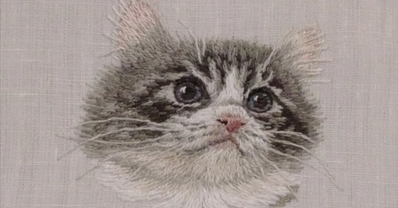 キット刺繍参考例｜hiroko kubota