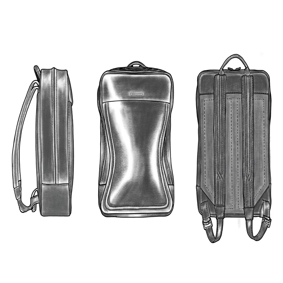 2年と15回の試作を経て完成した、objcts.ioの「Moore Soft Backpack 