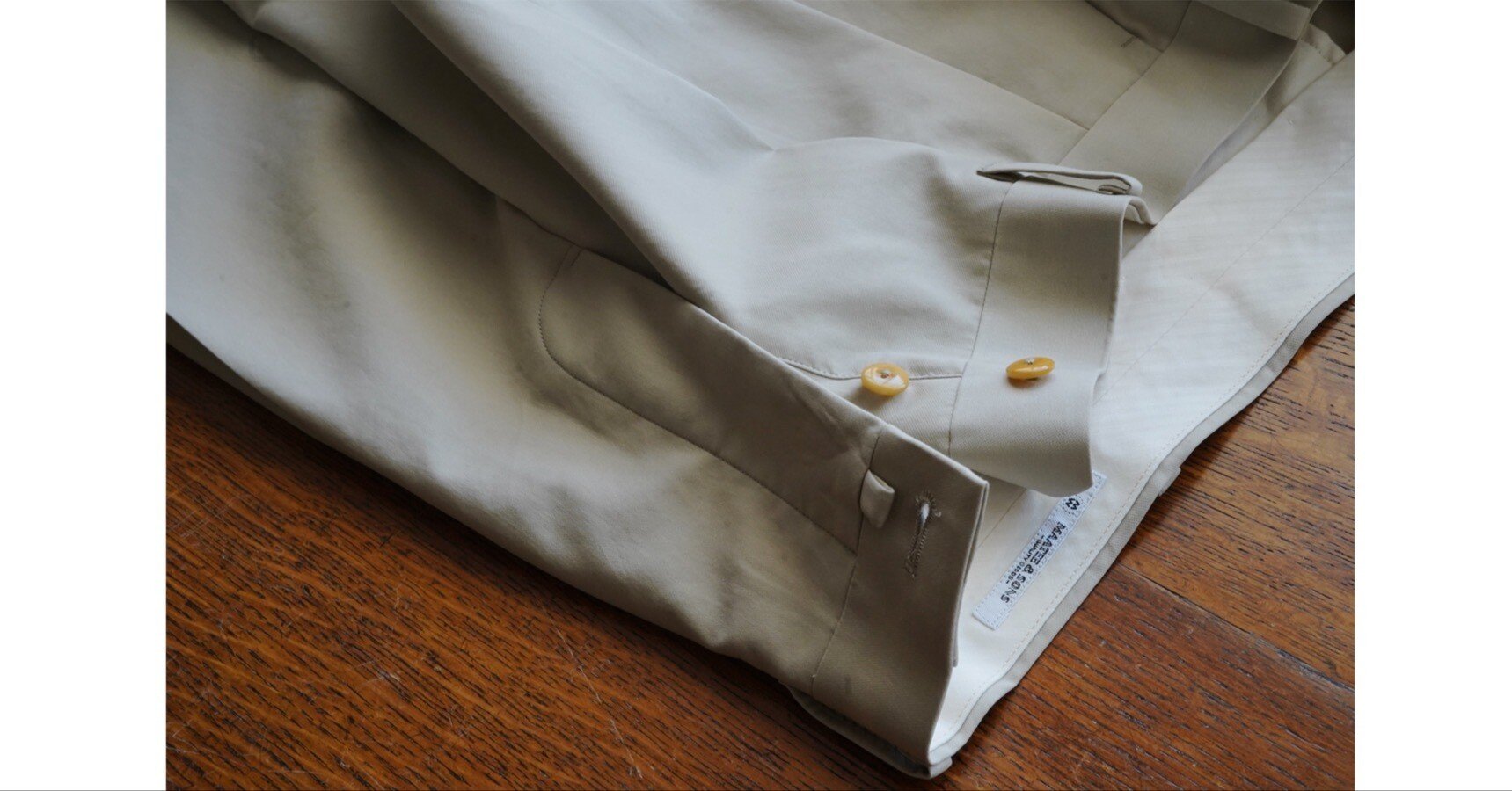 普通”じゃない”FUTSU”スラックス。本日発売開始。【MAATEE&SONS】俺の