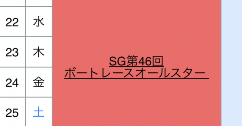 SG/G1の買い目