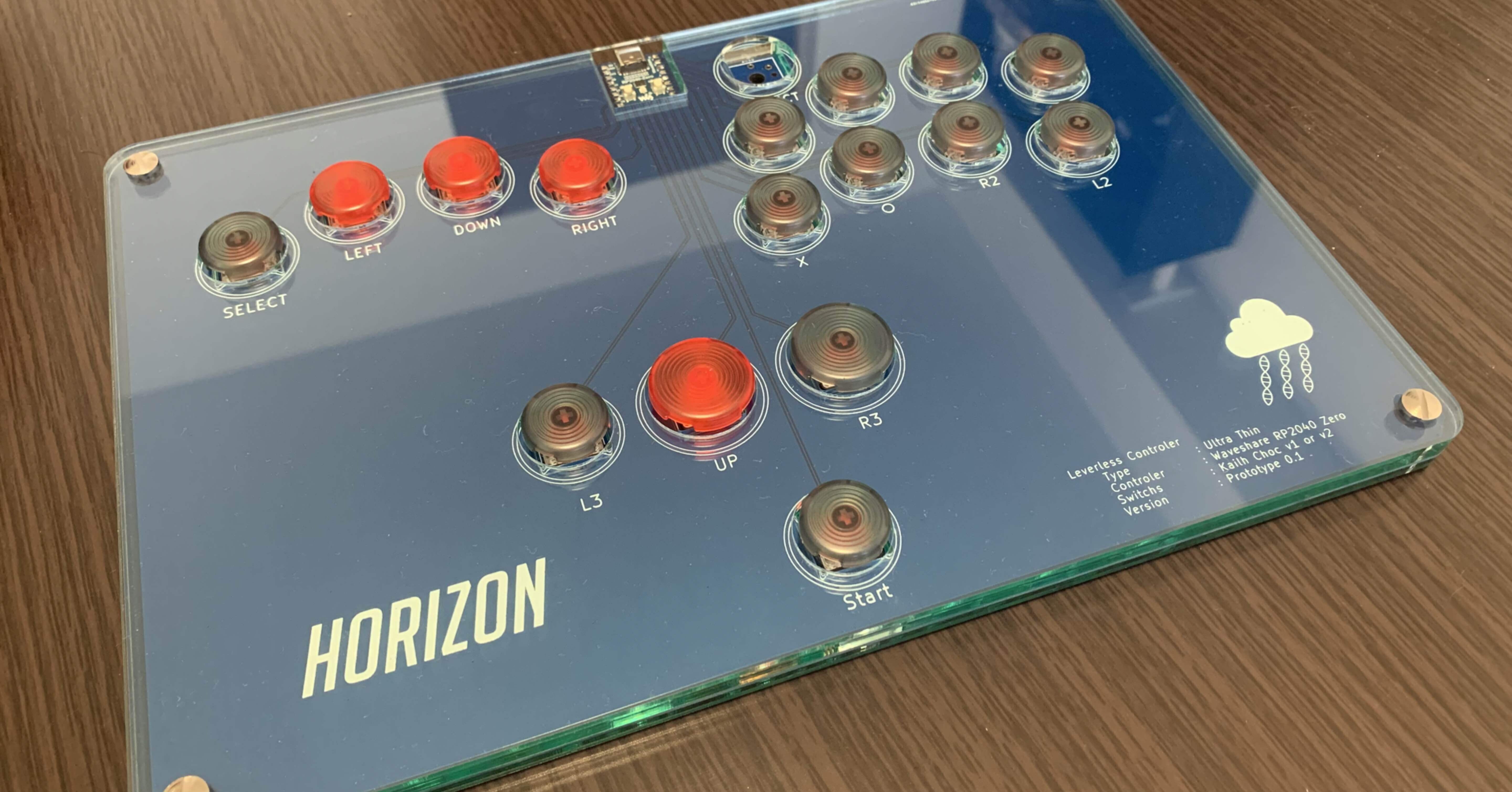 人気デザイナー RP2040搭載 自作レバーレスアケコン（hitBOX） その他