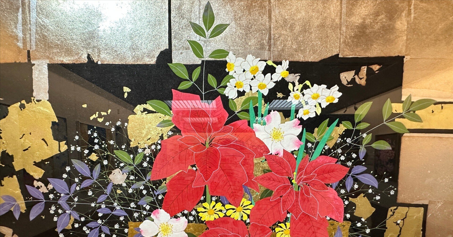 大迫力　特大　真作　中嶌 虎威作「筑波」日本画　風景画 F30号 rectangle_large_type_2_dcb76cb