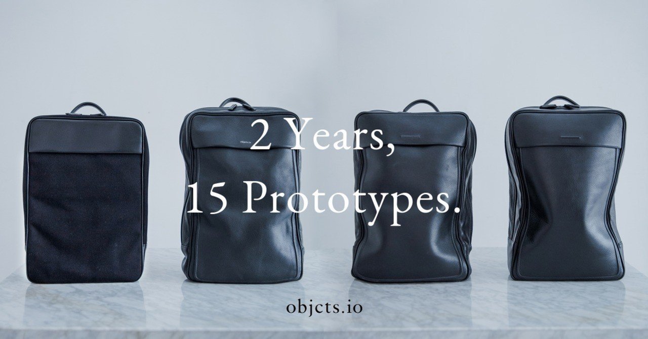 2年と15回の試作を経て完成した、objcts.ioの「Moore Soft Backpack ...