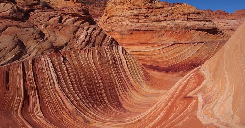 アメリカで出会った１００の光景 No 7 大自然の絶景 ザ ウェーブで岩の波に溺れる シカノミエ Note