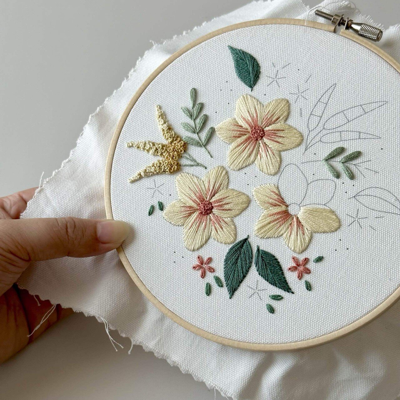 専用ページ☆刺繍のおまとめ 夏らしい図案、YouTubeライブで刺繍します！｜はなこまち/刺繍作家