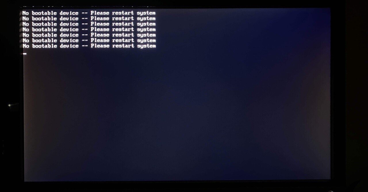 備忘録】Linux Mint が突然 boot されなくなった話｜天焦がす滅亡の光