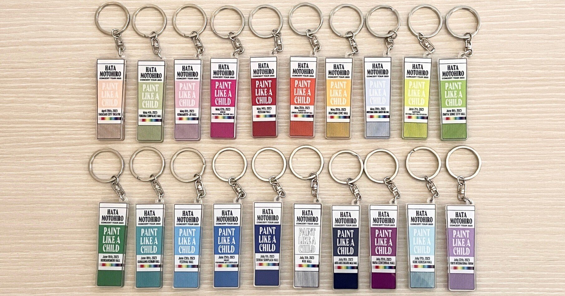 秦基博 グッズ ストラップ 生写真 ライブフォト 新品 秦基博 【HATA MOTOHIRO CONCERT TOUR 2023 ―Paint Like a Child
