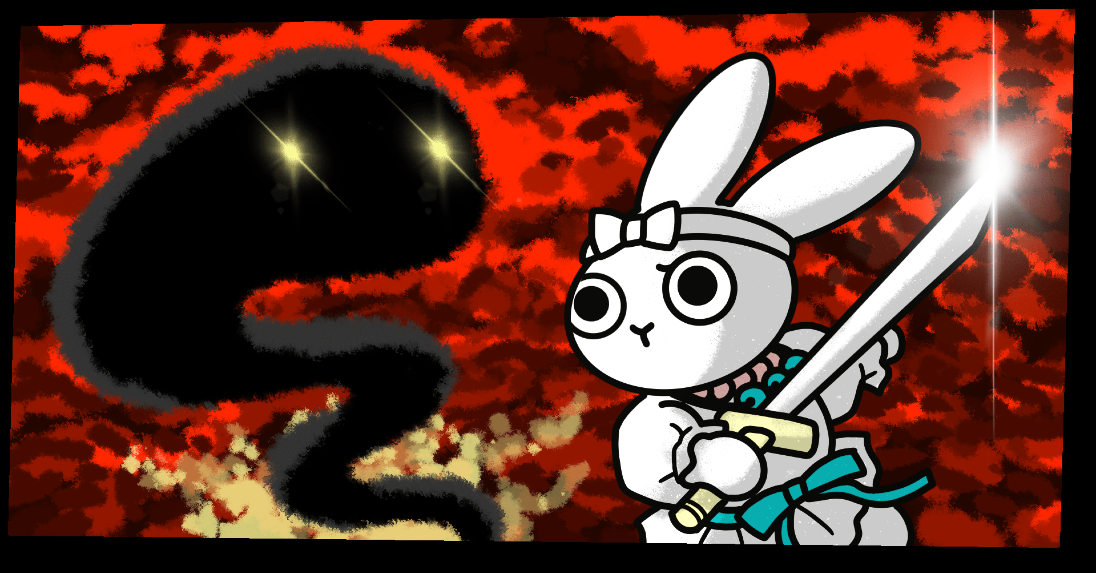 白兎　9.5 ✖️4本 木のえほん3巻「しろうさぎ」 | kinoehon