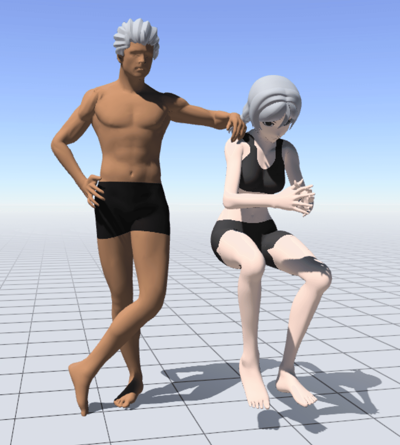 ポーズをとらせてみよう Mitsuda Tetsuo Note