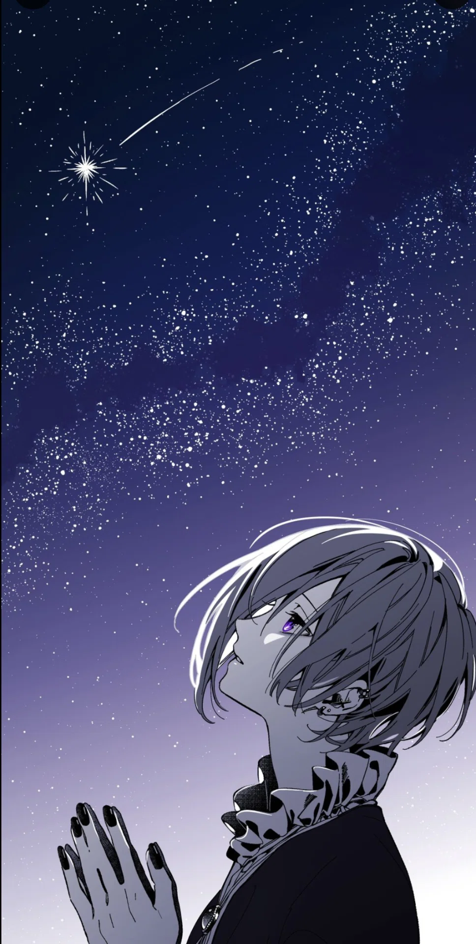 天才絵師らる様の描いたゆきむら。殿の七夕のイラストはスマホのホーム 