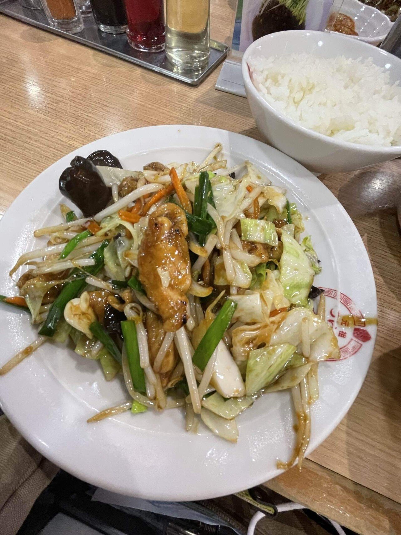 ランチDE肉野菜炒め定食｜福田博之