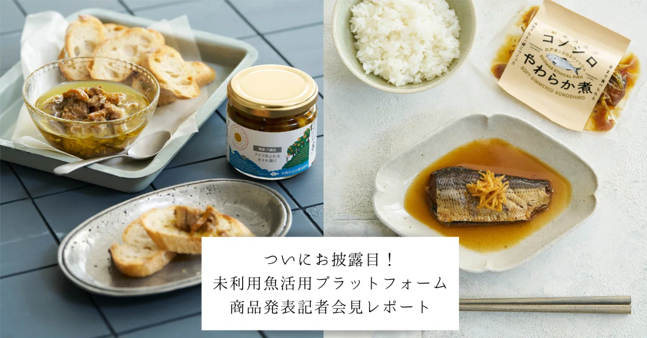 ついにお披露目！ 未利用魚活用プラットフォーム 商品発表記者会見