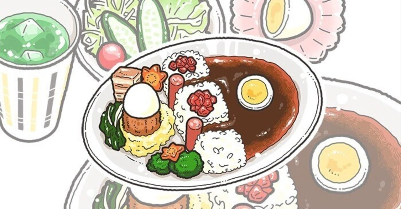 茨城ダムカレーイラストまとめ！｜夏福@イラストレーター