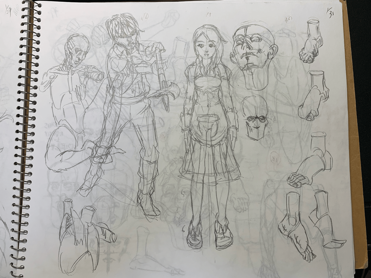クロッキーダイジェスト！19冊目その1。全体的に何を描いている