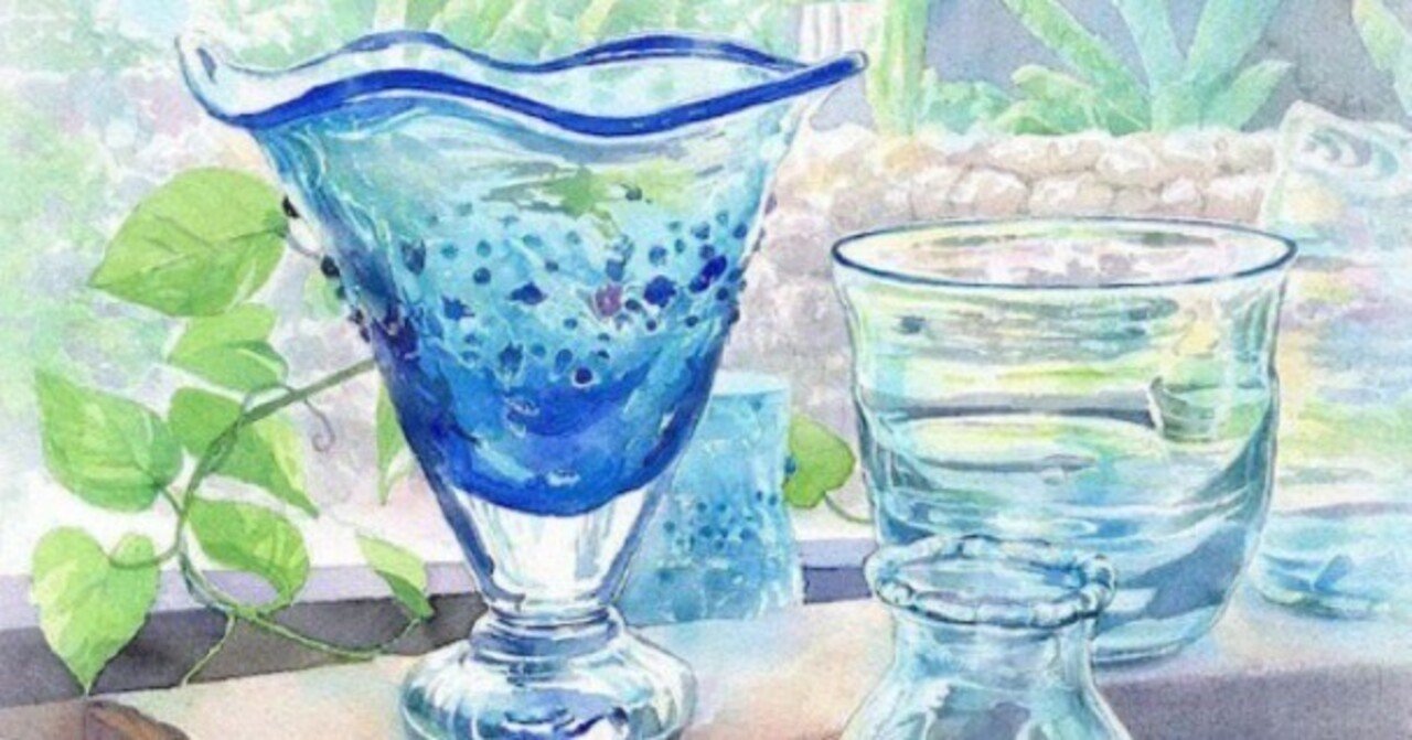 残暑お見舞い申し上げます 夏の水彩画5点｜福井良佑