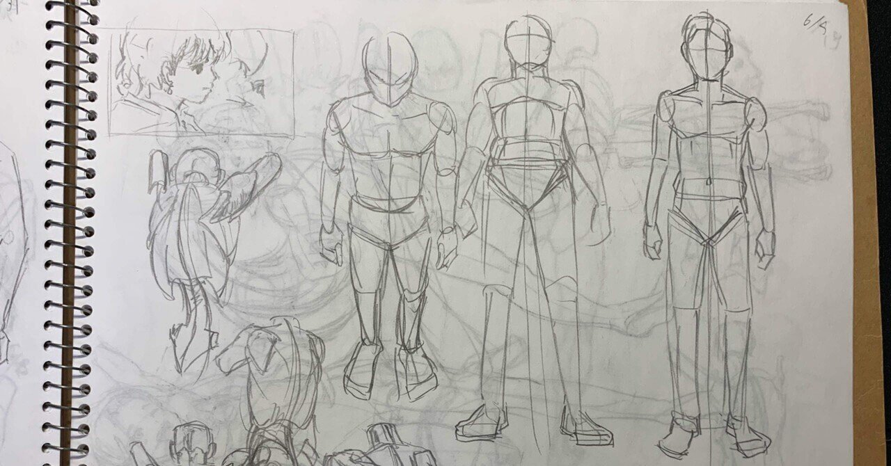 イラスト作品　クロッキー クロッキー作品群2004.10.26／クロッキーF美術館