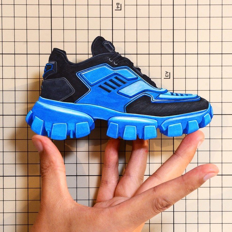 Shoes：01289 “PRADA” Combat Sneaker（FW2019）