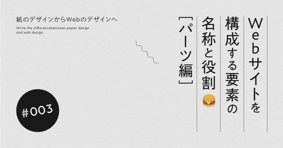 [Print to Web Design] Names and Roles of Elements Composing a Website ...