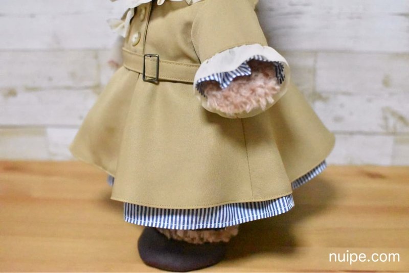 シェリーメイの服 トレンチコートの型紙 ぬいぺ Note