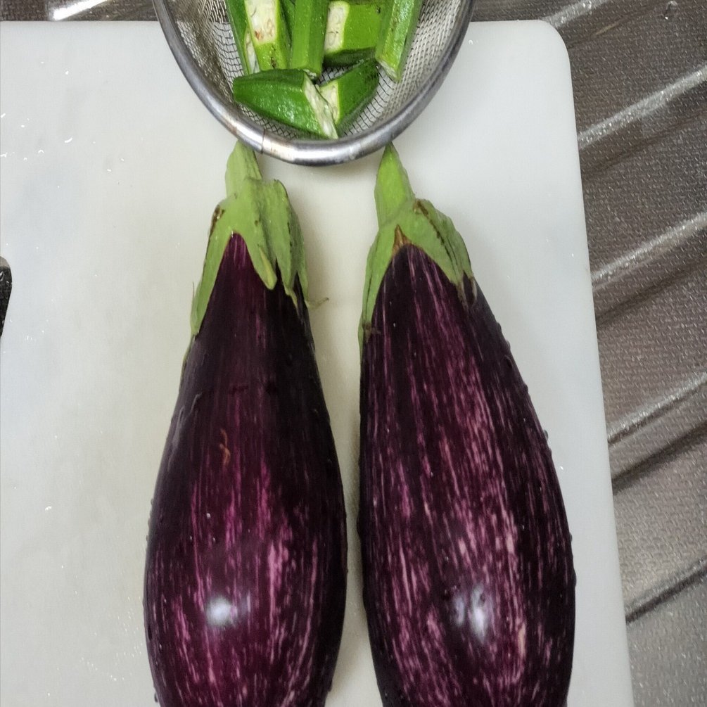 なすび なす三昧④🍆縞むらさきなす編｜惠