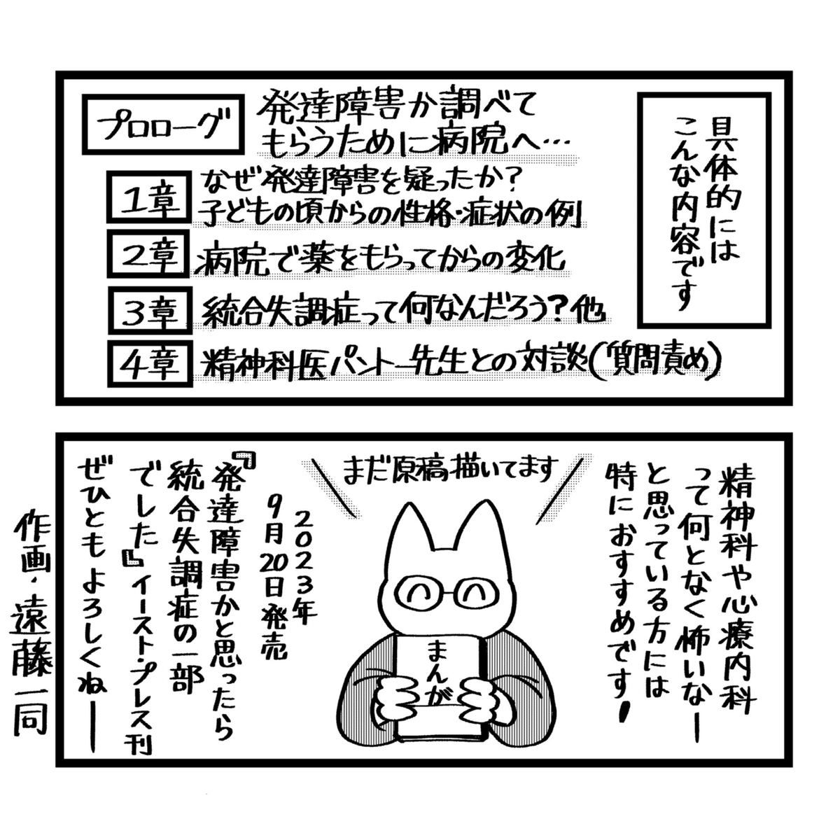 単行本『発達障害かと思ったら統合失調症の一部でした』の 単行本『発達障害かと思ったら統合失調症の一部でした』の
