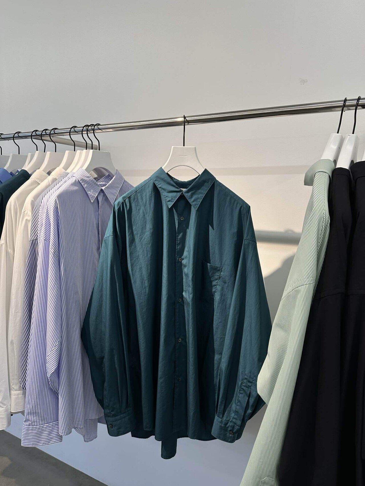 Graphpaper 2023AW長袖シャツ ダークグリーン Graphpaper（グラフペーパー） / YOKE for Graphpaper Garment