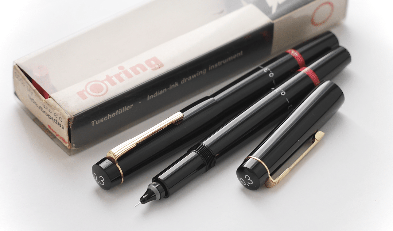 希少 rotring rapidgraph ロットリング ラピッドグラフ セット - 筆記具