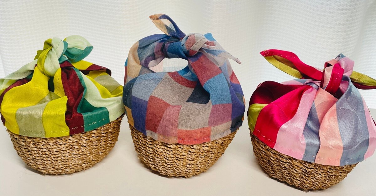 ポシャギ ハンドメイド 作家もの ポシャギ ハンドメイド 作家もの（国産リネンとシルクのカラフル