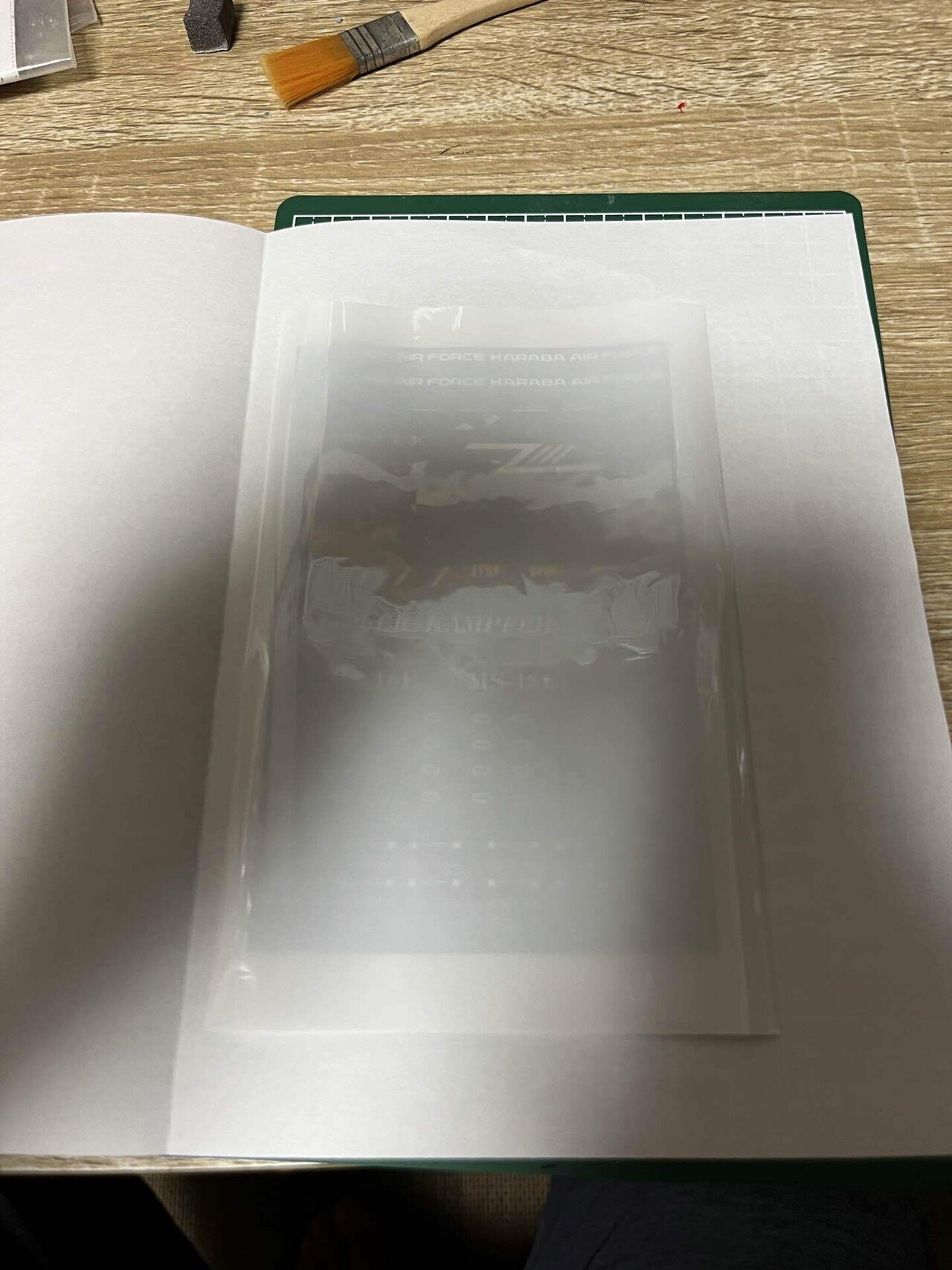 自作デカールセット_コメントページ このデカールをどうやって密着させればよいのか!?アオシマ製「一