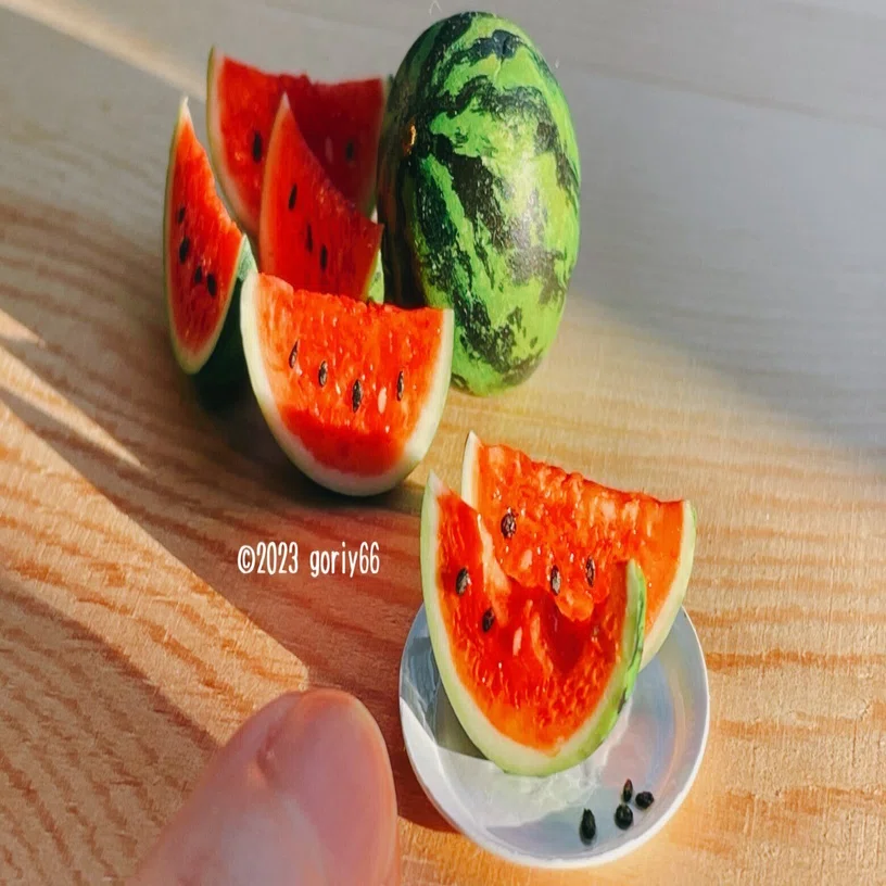 ミニチュア】スイカ祭り🍉｜goriy66