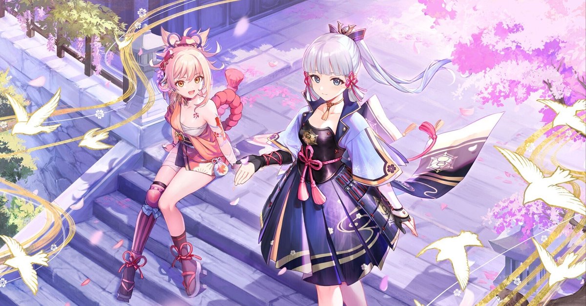 原神 戦場の英姿 万葉 綾華 宵宮 早柚 🌊ぷらひる⛩ on X: 