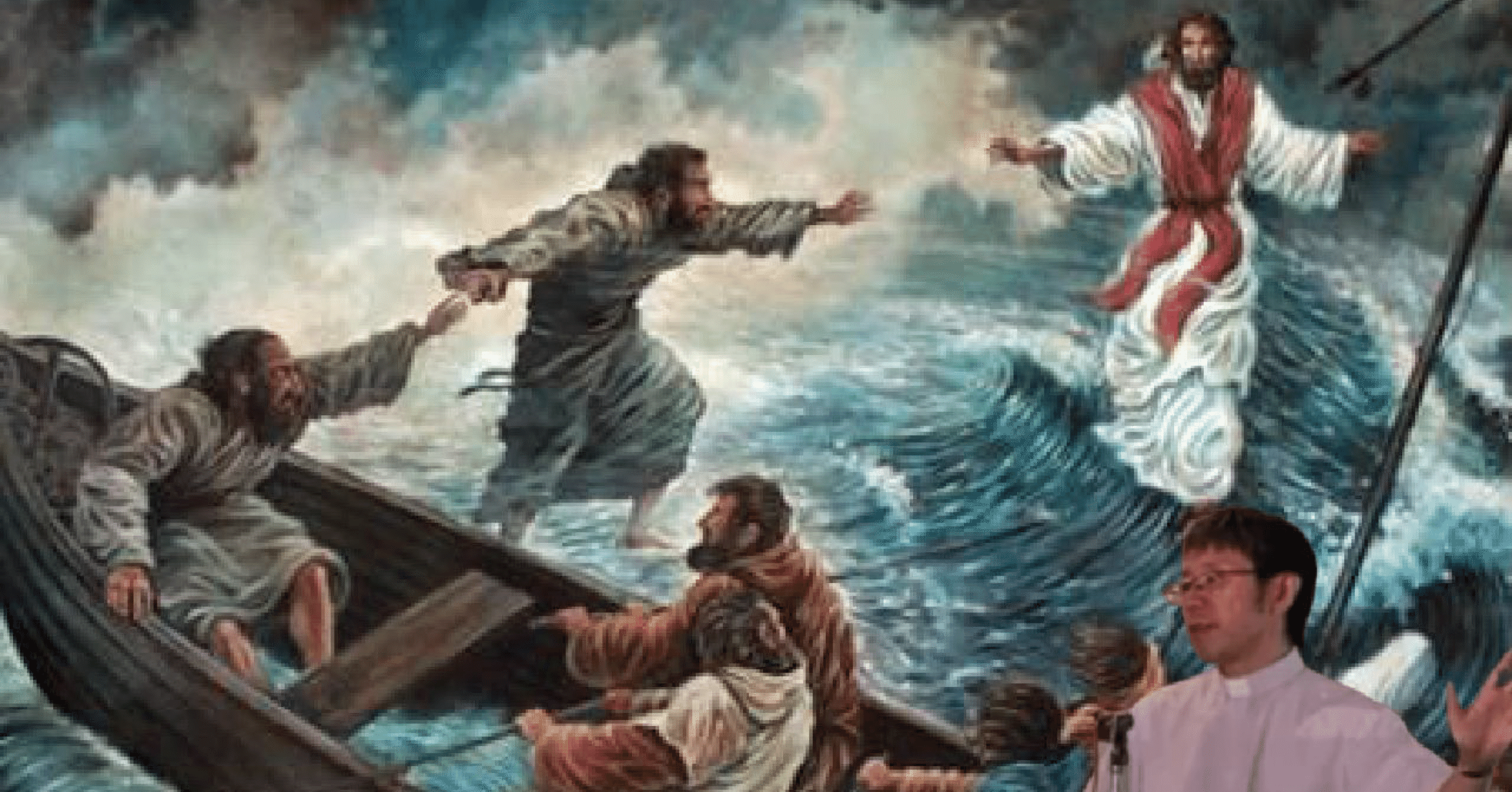 📗【文書版】イエスの水上歩行とは？✴️礼拝メッセージ『しっかりし