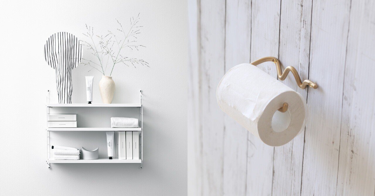 新品ファームリビング タオルハンガー&トイレットペーパーホルダー ferm LIVING トイレットペーパーホルダー タオルハンガー ファーム