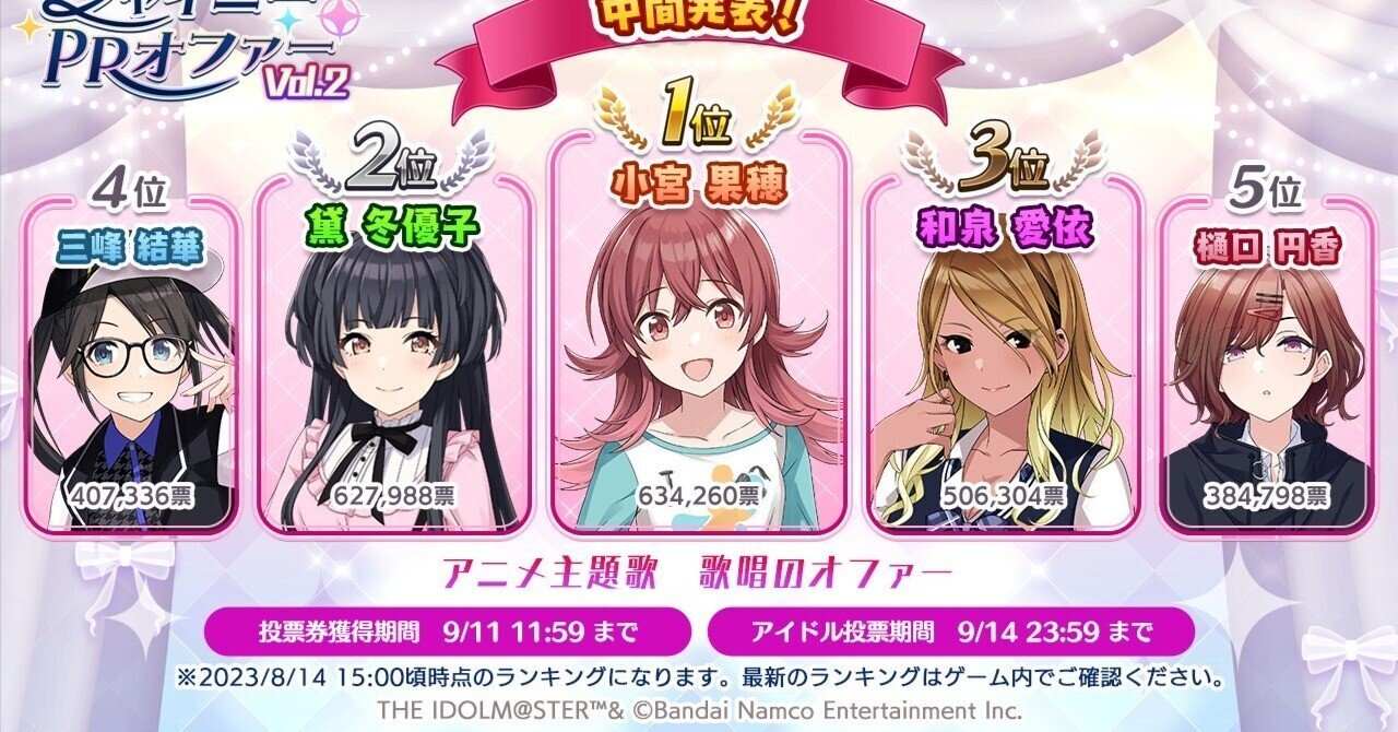 シャニマス】小宮果穂とシャイニーPRオファーVol.2を考える｜ムロイ