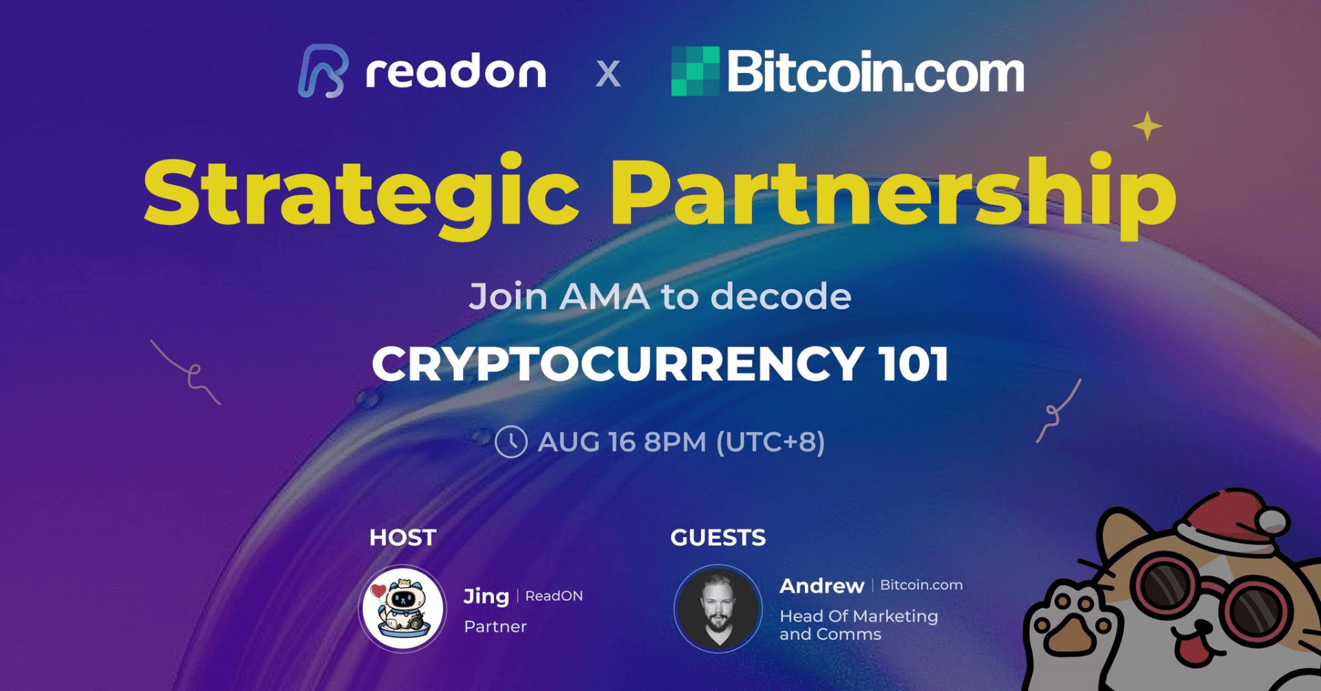 Bitcoin.comはReadONのコンテンツパートナーとして正式に提携します｜億にゃんこ（medium勝手に翻訳）