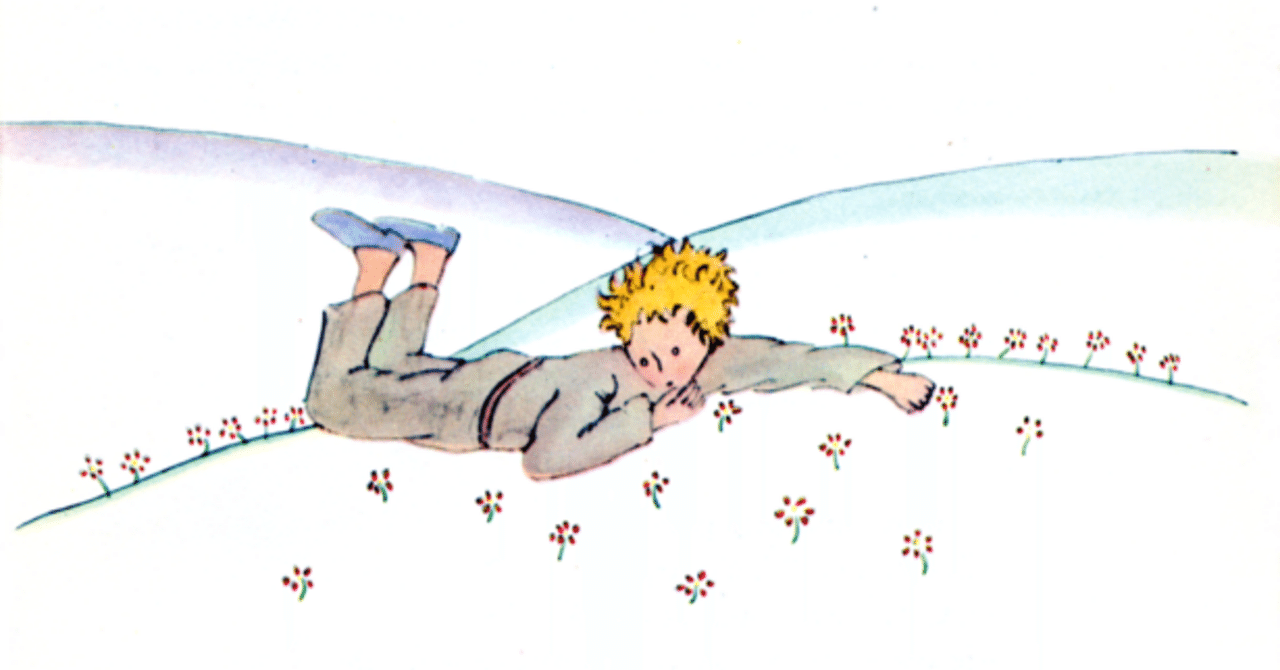 ビンテージ！星の王子さま「ヒツジと箱」バラと王子さま 世界初陶製