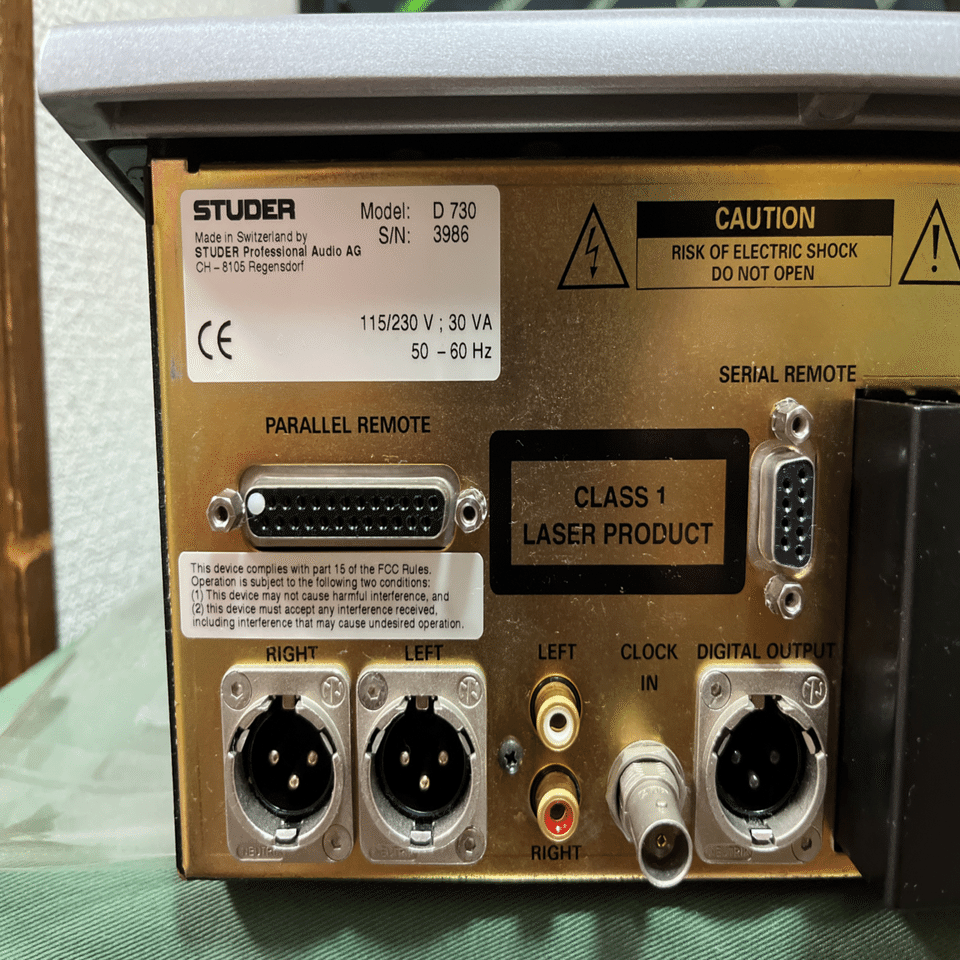 Studer D730mk2を見直す｜pippin