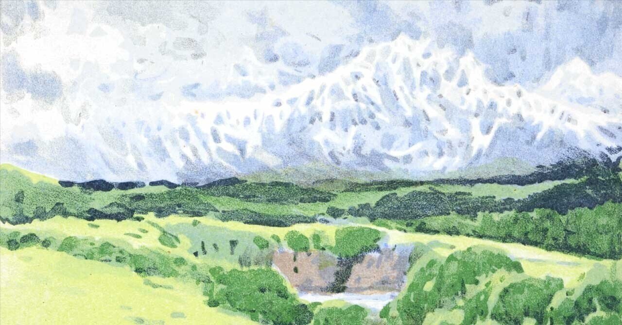 丸山晩霞_飛騨の旅(日本アルプス写生旅行)1898年｜kotoyo_sakiyama