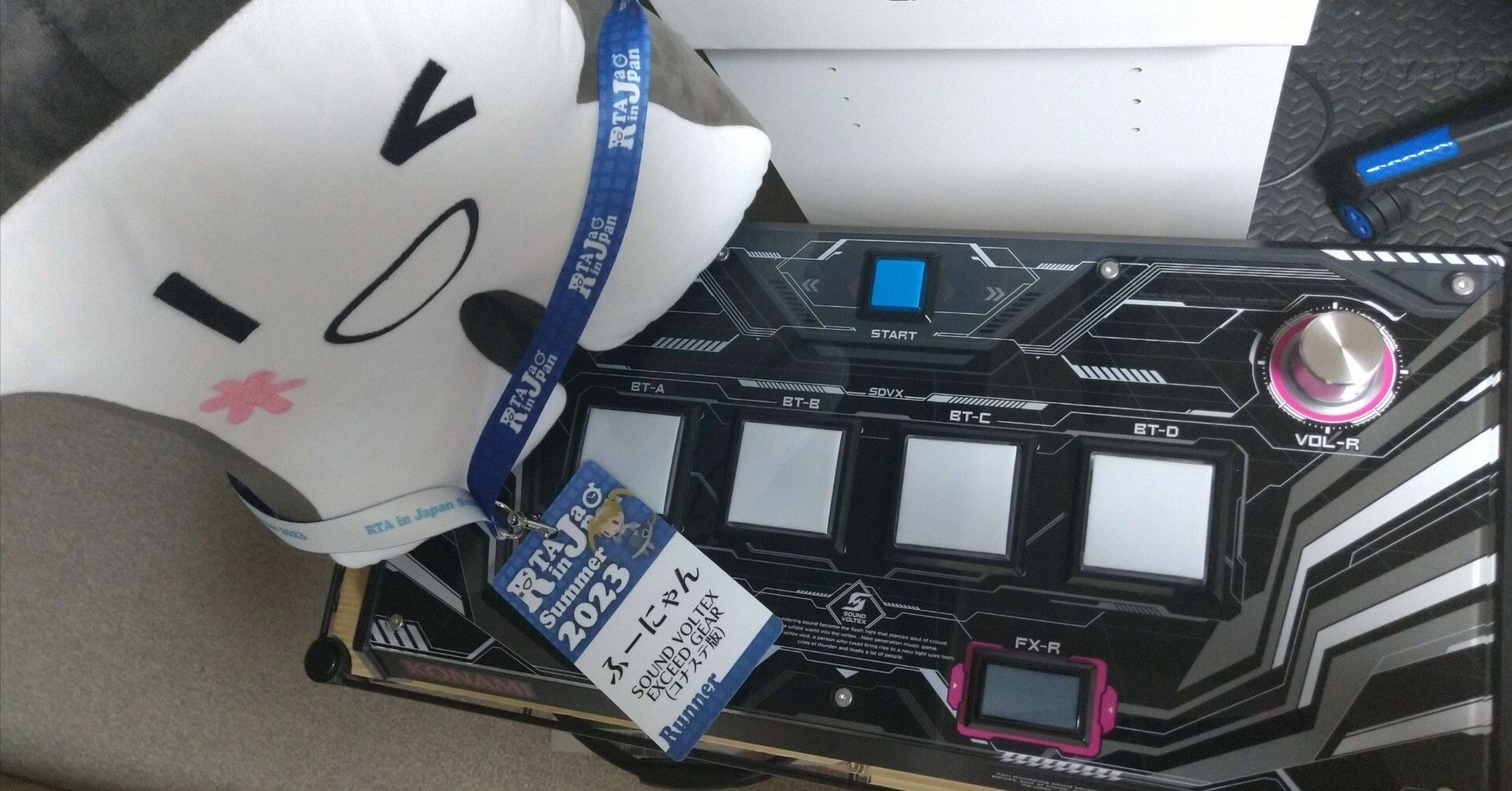 コナステボルテ　まとめ売り RTA in Japan Summer 2023にSOUND VOLTEX, showcaseで参加しました｜ふ