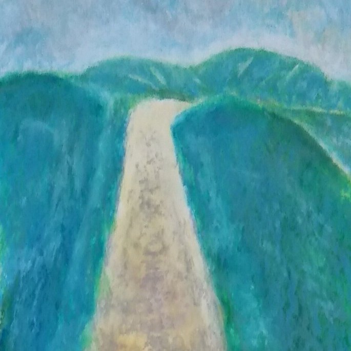 模写の風景 画家の心 第20回「東山魁夷 道 1950年」｜黒川 正弘