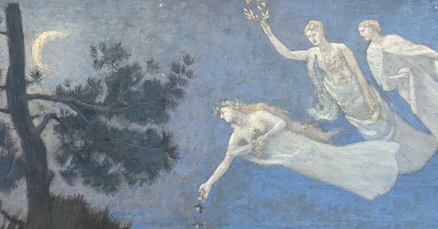 子供のためのオルセー美術館(42)今日は三日月🌙 旅人の夢は