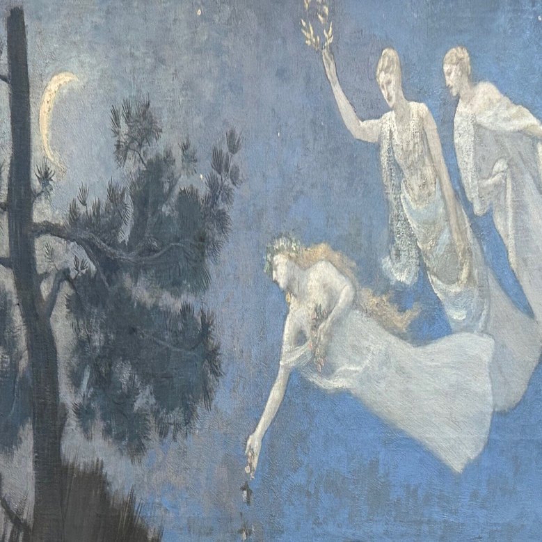 子供のためのオルセー美術館(42)今日は三日月🌙 旅人の夢は