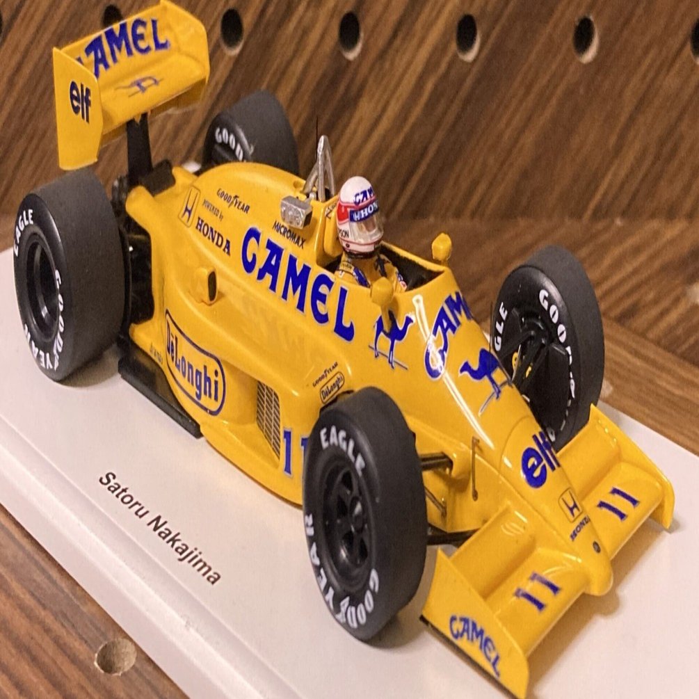 1/43 ロータス99t ライドオン　セナ　イタリアGP 中嶋悟 ロータス ホンダ 99T 中嶋悟 イタリアGP 1987 ライド オン