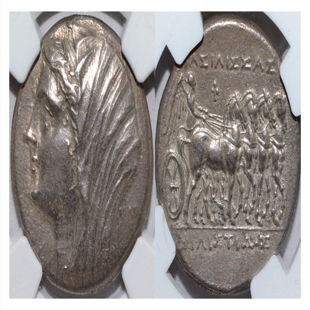 アンティークコインの世界 | 王妃フィリスティスの銀貨｜Shelk🦋