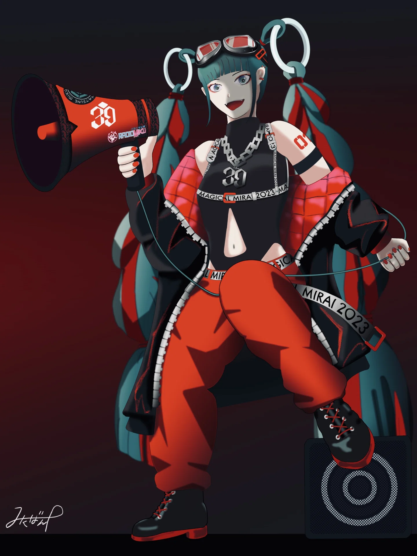 画像館】初音ミク「マジカルミライ2023」メインビジュアル｜みくばんP