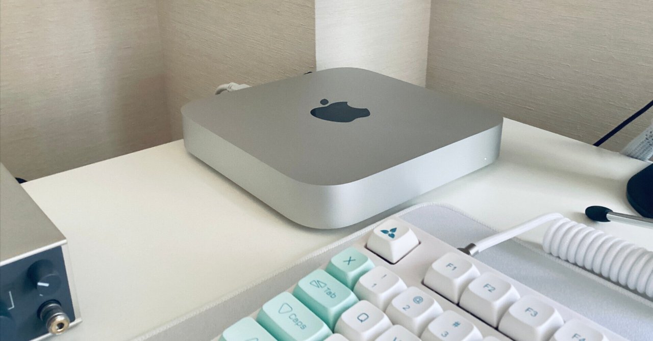 M2 Mac miniがやってきた！｜汐