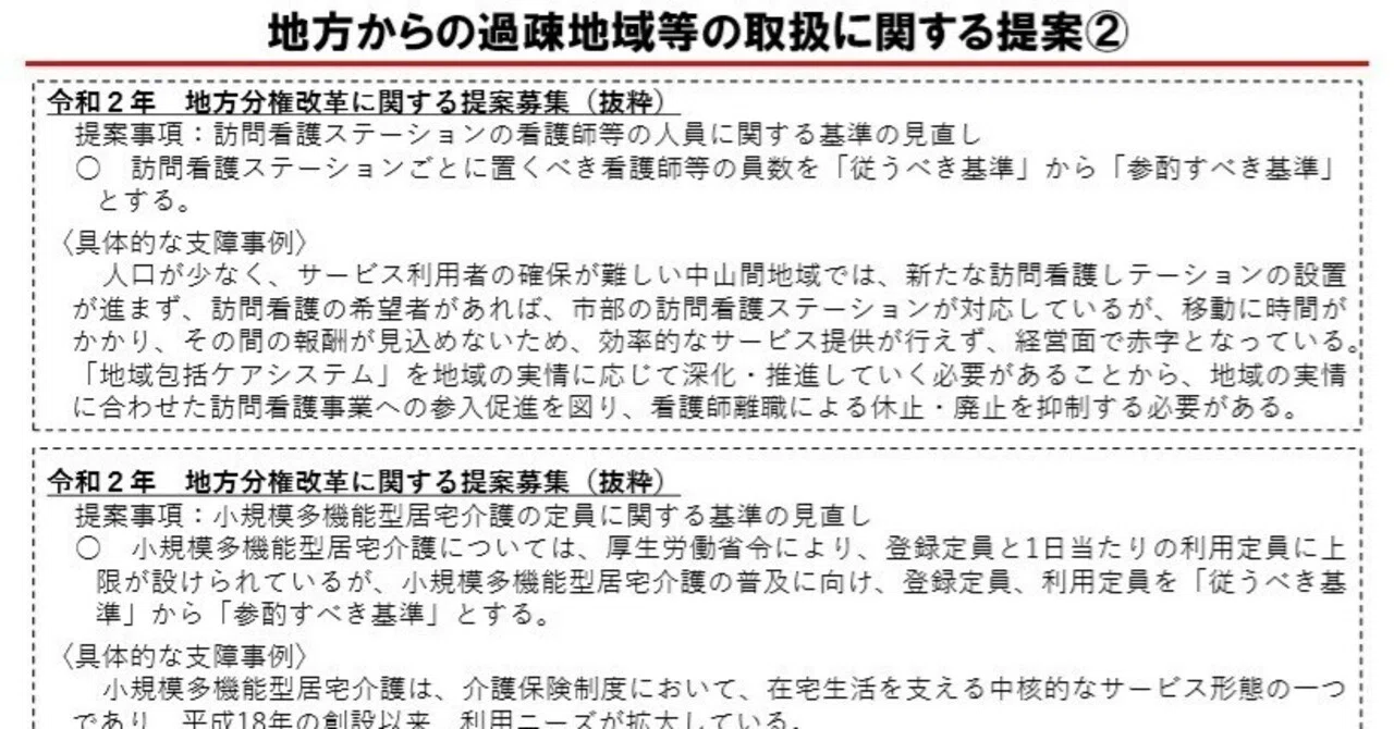 地方から要請された人員基準等の緩和に賛否─介護給付費分科会が2巡目