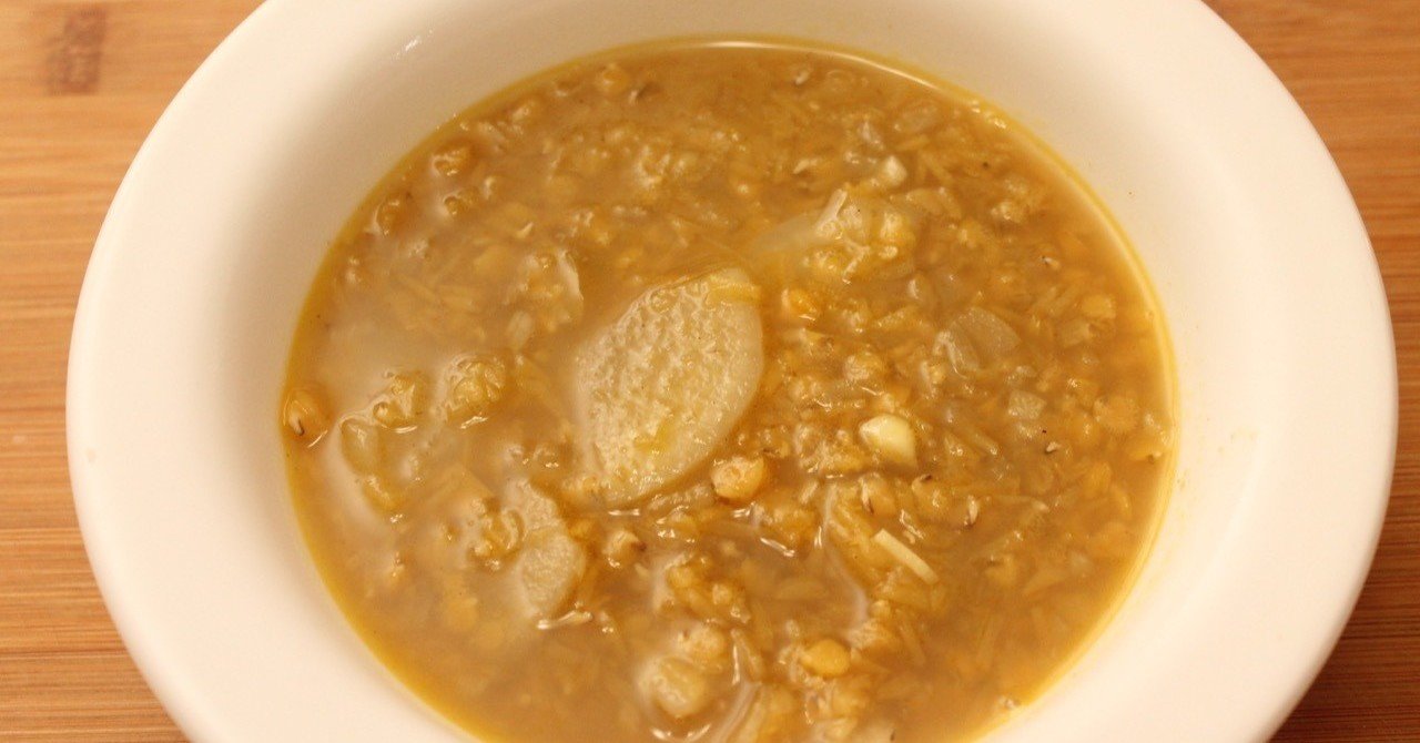 冬野菜とレンズ豆のスープ レシピ