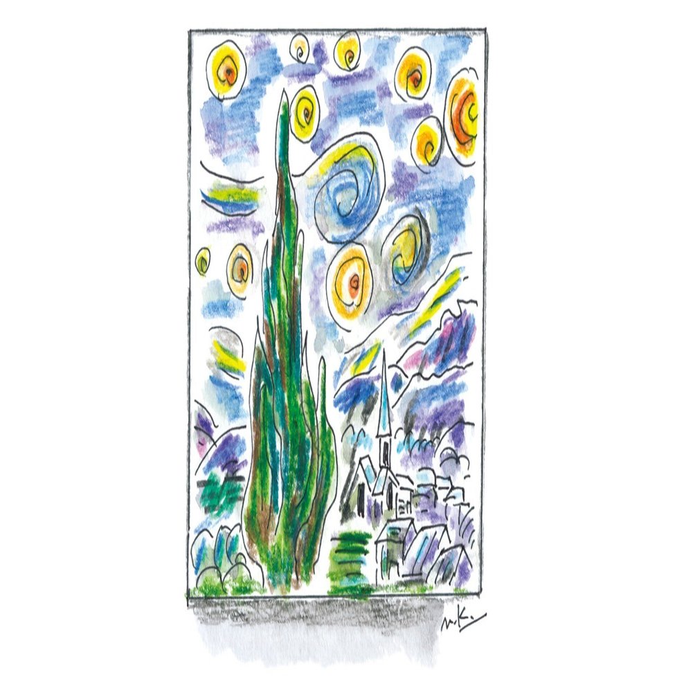 ゴッホと渦潮｜文＝北阪昌人｜ほんのひととき